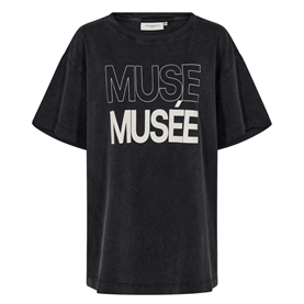 Copenhagen Muse CMMUSE-LOGO T-shirt, Grey Melange 